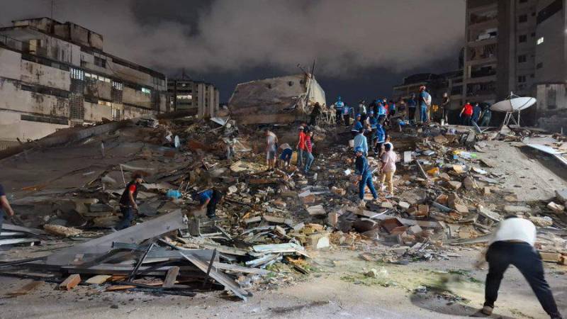 Una de las zonas de la emergencia. FOTO: TOMADA DE X BITÁCORA ECONÓMICA VENEZUELA