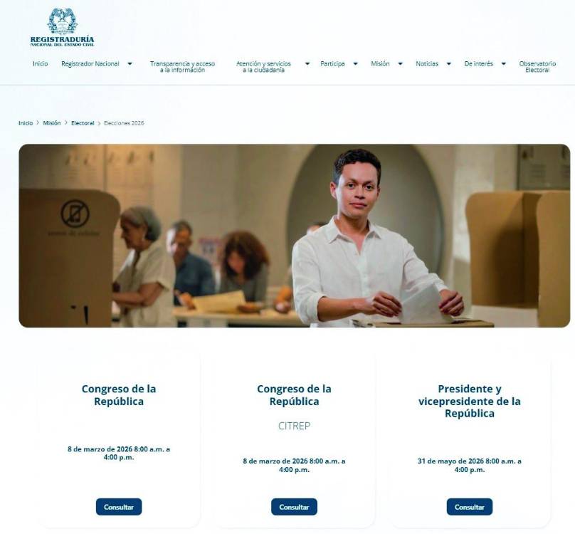 No se enrede buscando su puesto de votación: aquí le explicamos