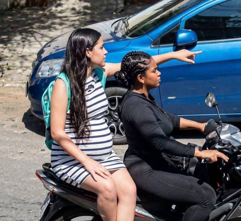 María Camila Potosí junto a Yulieth Cecilia Angulo Escobar, una de las judicializadas por su asesinato. FOTO: CORTESÍA