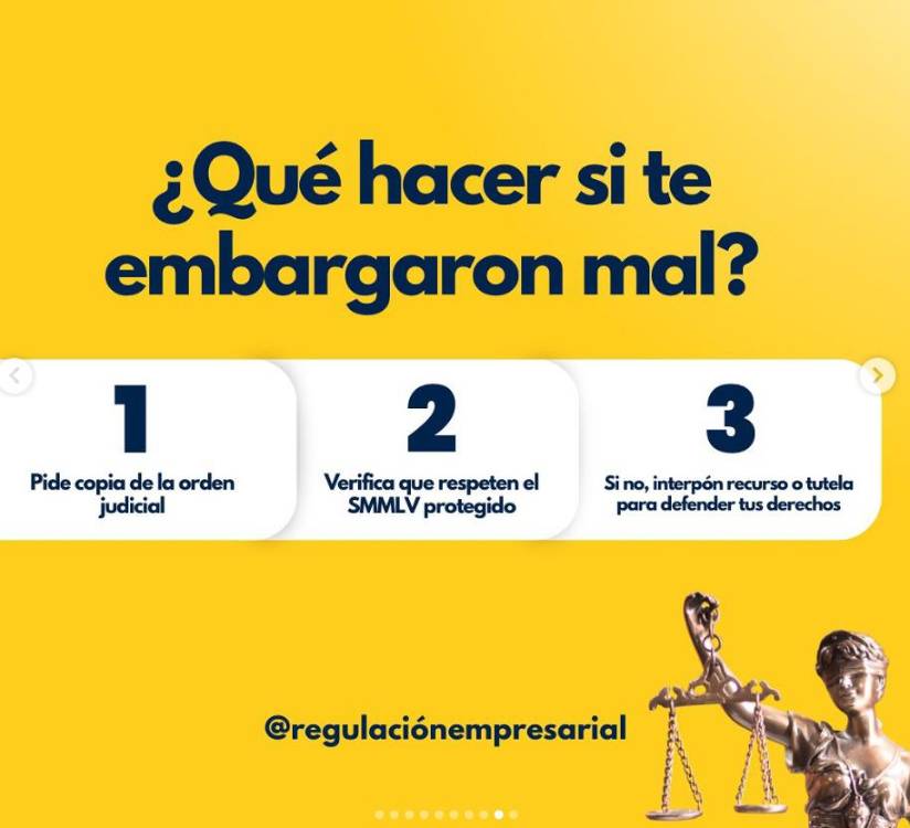 ¿Cómo funciona el embargo de un salario? Acá le explicamos