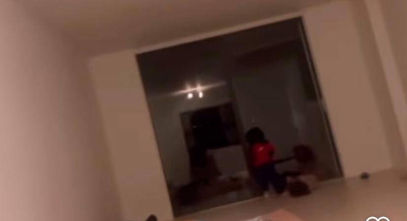 Esta es la habitación donde vive Marilyn Patiño en Miami. /FOTO: CAPTURA DE PANTALLA