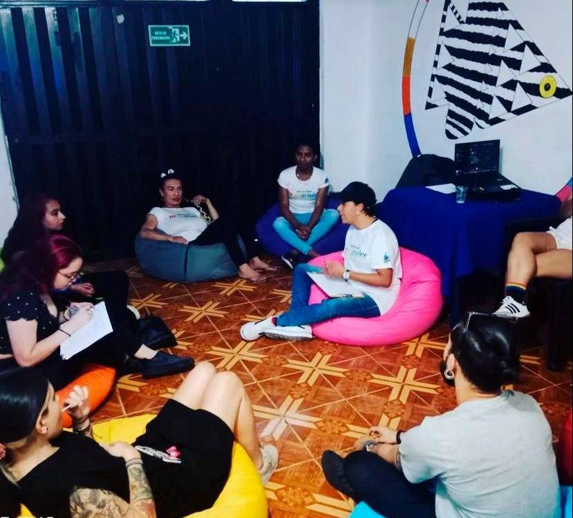 Uno de los encuentros de Lesbos, primer proyecto de Intragender. / FOTO: CORTESÍA