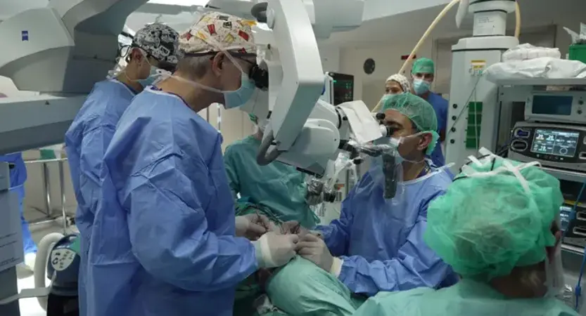 Cirugía trasplante de cara en el mundo con donante de eutanasia. FOTO: HOSPITAL VALL D’HEBRON 