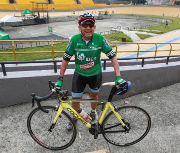 La leyenda del ciclismo colombiano Martín Emiliano Rodríguez. FOTO: ARCHIVO - MANUEL SALDARRIAGA