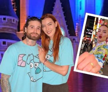 La pedida de mano fue delante del castillo de Cenicienta en Disney Japón. FOTOS: INSTAGRAM @NORMANIVIA