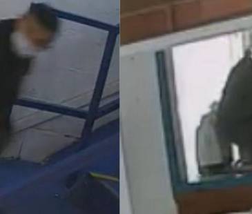 Delincuentes se llevaron un desfibrilador avaluado en $ 30 millones de la sede Rosalpi de la ESE BelloSalud. FOTO: CAPTURA DE PANTALLA - VIDEO HOSPITAL