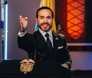 Abelardo de la Espriella, p<span class="mln_small-caps_mln">residente de Colombia. FOTO: PRESIDENCIA DE LA REPÚBLICA</span>