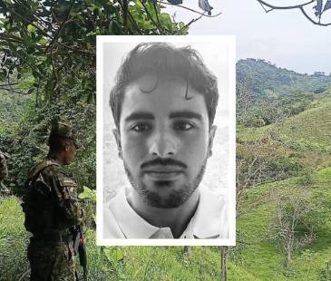 Ejército haciendo presencia en zona rural. FOTOS: CORTESÍA EJÉRCITO NACIONAL (FONDO) Y TOMADA DE FUNDACIÓN PARA LA LIBERTAD DE PRENSA (Flip)