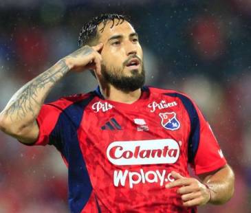 Francisco Fydriszewski, jugador del Independiente Medellín. FOTO: CAMILO SUÁREZ 