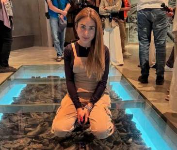 Johanna Fadul estuvo en Israel con un viaje patrocinado. <b><span class="mln_small-caps_mln">/FOTO: INSTAGRAM @johannafadul.</span></b>