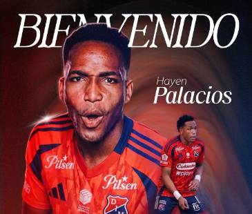 Hayen Palacios, nuevo jugador del DIM. FOTO: DIM
