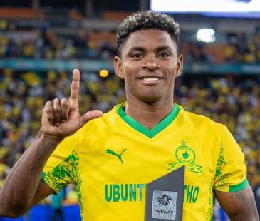 El delantero Brayan León. FOTO: @SUNDOWNSFC