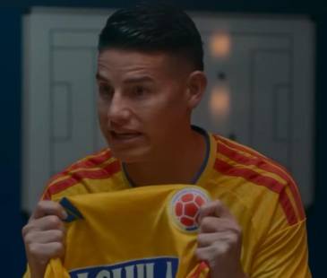 Comercial de la Selección Colombia presentando el Fichaje Nacional. FOTO: VIDEO DE CERVEZA ÁGUILA