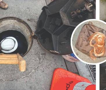 Las interrupciones que se generan por las reparaciones del sistema eléctrico se pueden extender hasta por más de 24 horas. La reparación de un kilómetro de cable de media tensión pueden ascender a los $ 500 millones. FOTOS: CORTESÍA