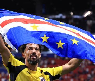 El arquero caboverdiano Josimar Dias, figura ante España en el Mundial. FOTO: GETTY IMAGES 