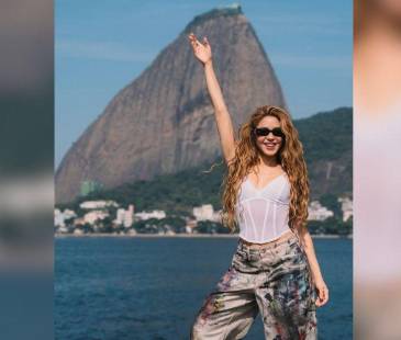 Feliz, así se vio a la artista en sus publicaciones previas al concierto. FOTO: @SHAKIRA