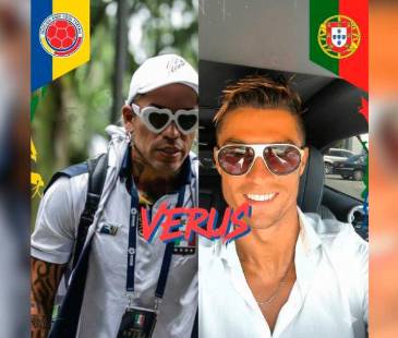 Hay quienes sueñan ver a Dayro Moreno contra Cristiano Ronaldo. FOTO: X @saintsarki