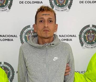 Róbinson Duque Castañeda es consumidor de sustancias alucinógenas, como lo pudo confirmar la investigación judicial. FOTO: FISCALÍA 