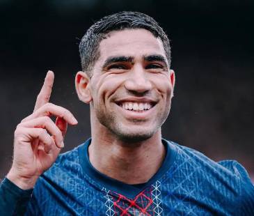 Achraf Hakimi, futbolista hispanomarroquí. FOTO: @ACHRAFHAKIMI 