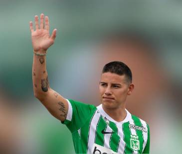 James Rodríguez, jugador de Atlético Nacional. FOTO: CAMILO SUÁREZ