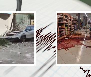 En España, por ejemplo, se reportaron daños estructurales. FOTOS: CANVA (FONDO) Y X @INESBETANCUR1 Y @IMAGENDELGOLFO_ (DETALLES)