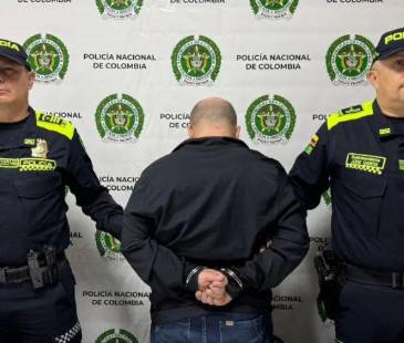 William Noreña no aceptó los cargos. FOTO: POLICÍA METROPOLITANA DE MANIZALES