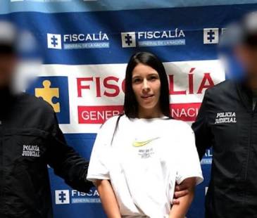 La mujer fue capturada luego de una investigación llevada a cabo por el CTI. <b><span class="mln_small-caps_mln">/FOTO: CORTESÍA FISCALÍA</span></b>