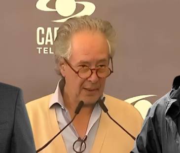 Gonzalo Córdoba (centro), presidente de Caracol Televisión, anunció una investigación independiente que garantizará la escucha a todas las partes involucradas. FOTO: CAPTURA DE VIDEO X @CARACOLTV E INSTAGRAM