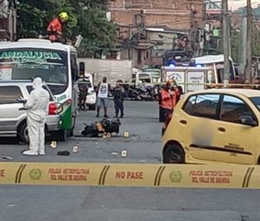 Accidente en Villa Niza con persona fallecida. FOTO: CORTESÍA