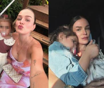 Verónica Giraldo y su pequeña hija Sophia. FOTO: INSTAGRAM @verogiraldonavarro