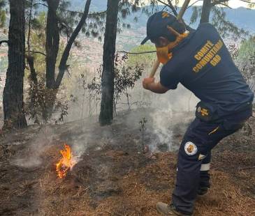 Integrantes del Comité Barrial Emergencias Villatina participaron de las actividades. FOTO: COMITÉ BARRIAL EMERGENCIAS VILLATINA