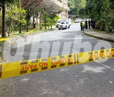 En este sector el hombre fue encontrado sin vida por una habitante del sector. FOTO: ALEJANDRA MORALES 