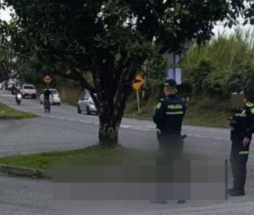La víctima fue encontrada en vía pública. FOTO: CORTESÍA