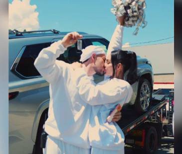 “Nos esperan nuevos sueños, nuevos destinos y más historias juntos”, dijo la barranquillera en una publicación. FOTO: CAPTURA DE VIDEO INSTAGRAM @ANDREAVALDIRISOS