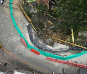 Tendrá horarios para cada sentido; personal de Tránsito se encuentra en la zona. FOTO: ALCALDÍA DE MEDELLÍN