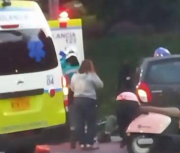 En los hechos habría resultado herida una persona. FOTO: PRENSA PAISA