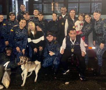 El espacio dio pie a una sentida conversación. FOTO: X @INPEC_COLOMBIA