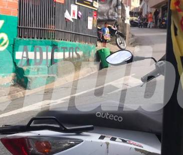 En este lugar ocurrió el ataque a bala contra alias Juancito. FOTO: LAURA ROSA JIMÉNEZ VALENCIA