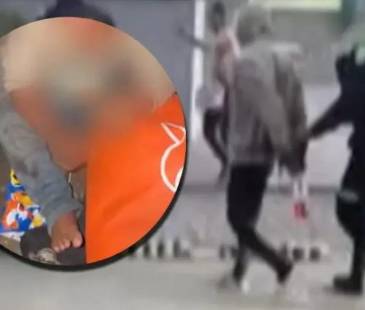 El bebé habría sido separado de su madre, quien se encontraba con otra de sus hijas cuando ocurrieron los hechos en el sector de La Minorista. FOTO: CORTESÍA