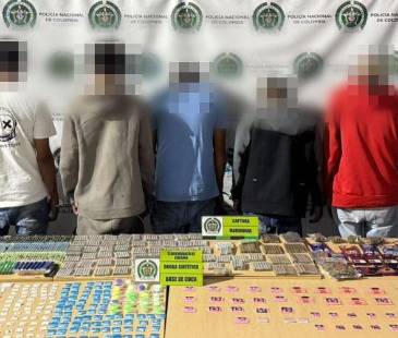 Megaoperativo en Medellín. FOTO: POLICÍA MEDELLÍN