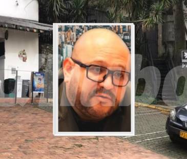 En este sitio se habría producido el intento de asalto. FOTOS: LAURA ROSA JIMÉNEZ (FONDO) E INSTAGRAM @ANDRESGURYRODRIGUEZ (DETALLE)