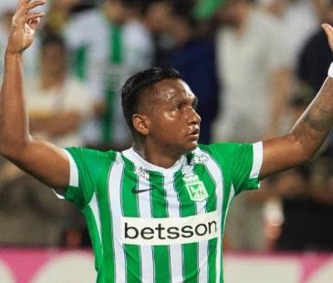 Alfredo Morelos, delantero de Atlético Nacional. FOTO: CAMILO SUÁREZ