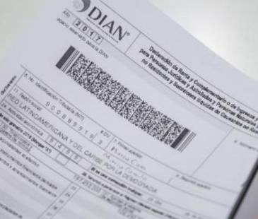 ormulario de declaración de renta del Dirección de Impuesto y Aduanas Nacionales Dian. FOTO: CAMILO SUÁREZ