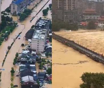 Las autoridades ordenaron cerrar escuelas y suspender transporte público. FOTOS: CAPTURAS DE VIDEO X @ARAB_STORMS Y @CRISTIANCRESPOJ