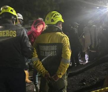 Explosión en mina de Cundinamarca. FOTO: REDES SOCIALES