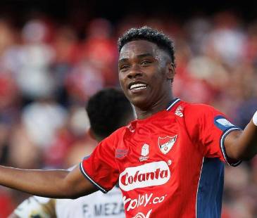John Montaño, quien es el actual goleador del DIM, tendrá que tomar la batuta y ayudar en el ataque para que el Rojo vuelva al triunfo. FOTO: CAMILO SUÁREZ