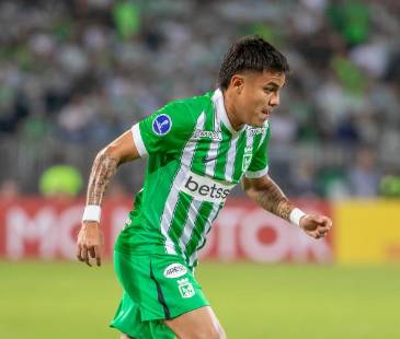 Nicolás Rodríguez, extremo Atlético Nacional. FOTO: JUAN ANTONIO SÁNCHEZ