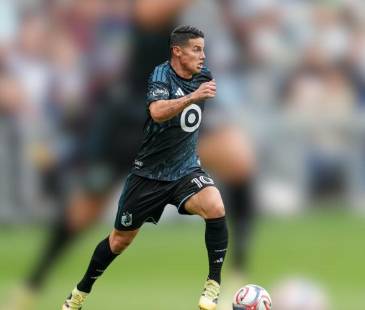 James Rodríguez titular con Minnesota por primera vez. FOTO: TOMADA DE X @GOLESENDIR_