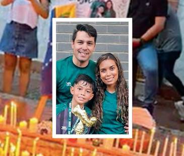 José Alejandro Ruiz y Oriana Sivira son entrenadores deportivos, pero trabajaban como manicurista y en una empresa de alimentos, respectivamente. Su hijo José Andrés era aficionado al fútbol y el atletismo. FOTOS: CORTESÍA