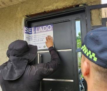 Autoridades de Bello cerraron varios inmuebles. FOTO: ALCALDÍA DE BELLO